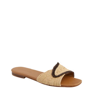 Volakas Sandal in Nude/Brown