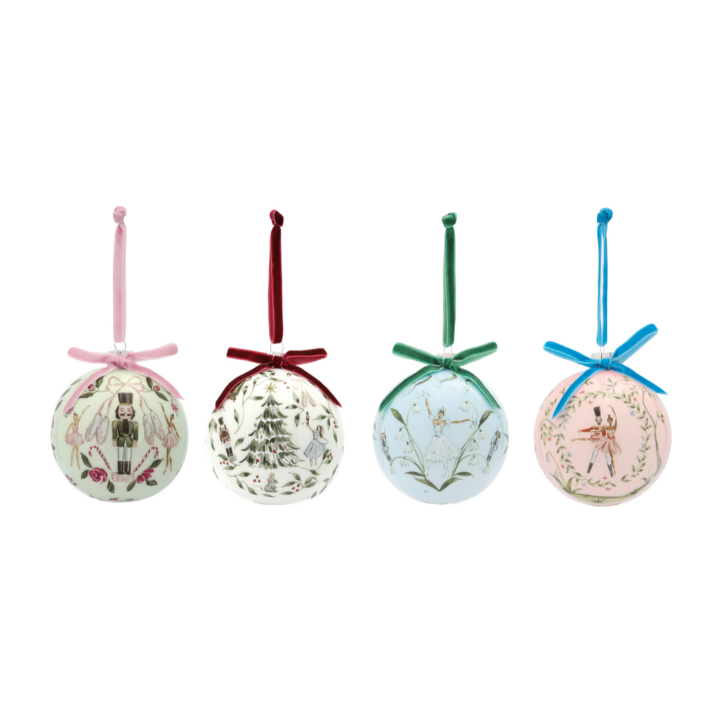 Riley Sheehey Nutcracker Ornaments, Set of 4
