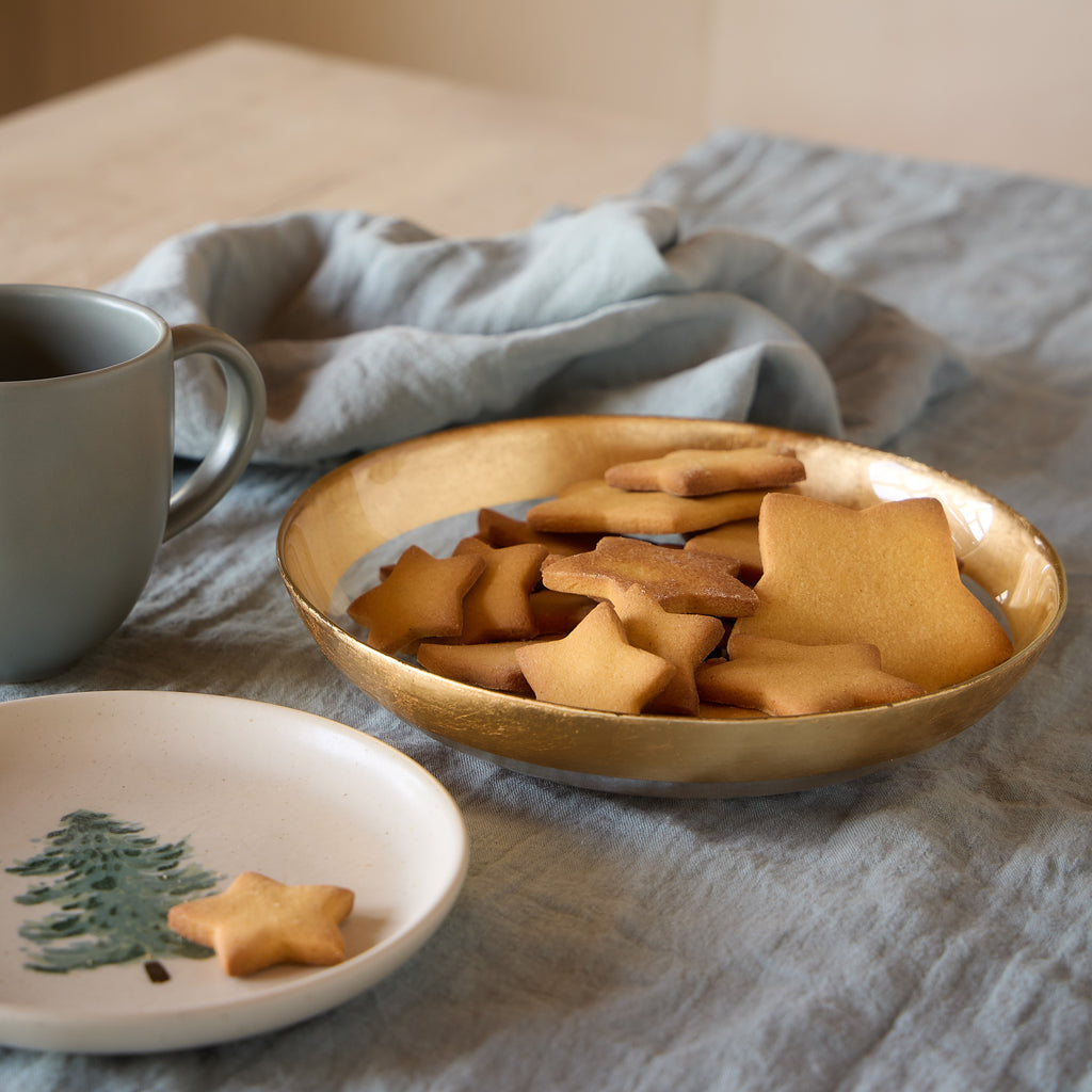 Camilla Collection Pasta Bowls in Gold, Set of 6