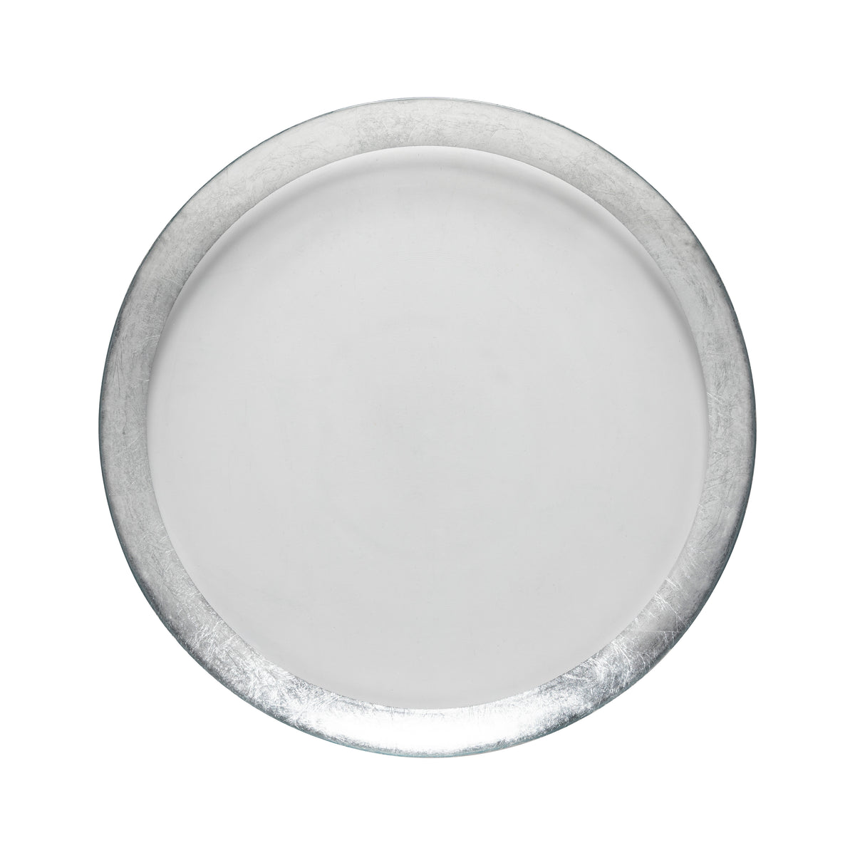 Camilla Collection Charger Plates in Silver, Set of 6