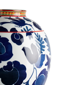 Big Bubble Vase in Wildbird Blue