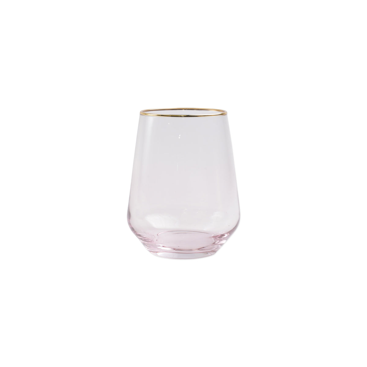 Rainbow Stemless Wine Glass