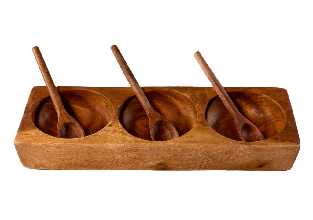 Guamuchil Wood Salsa Dish
