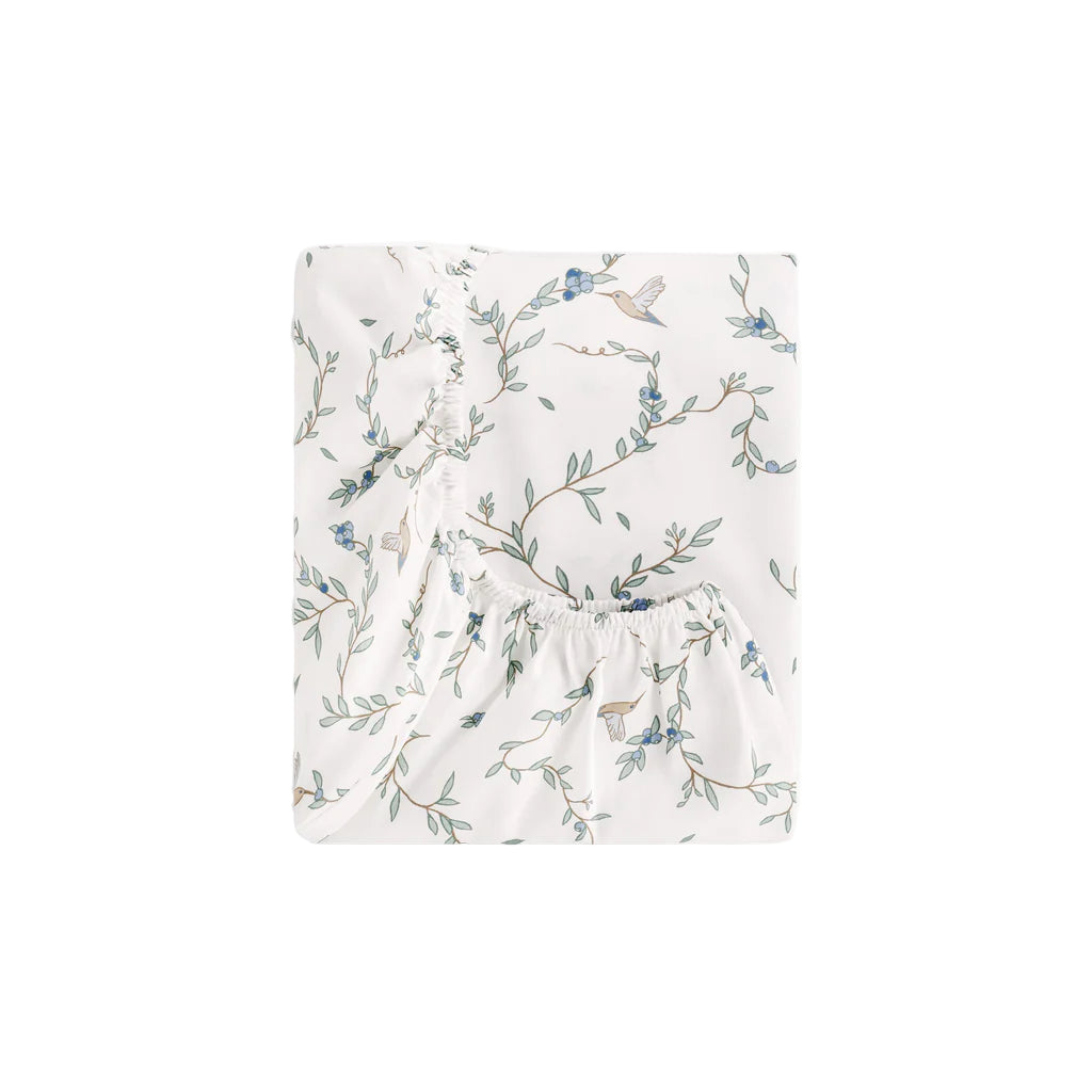 Secret Garden Crib Sheet in Ivory