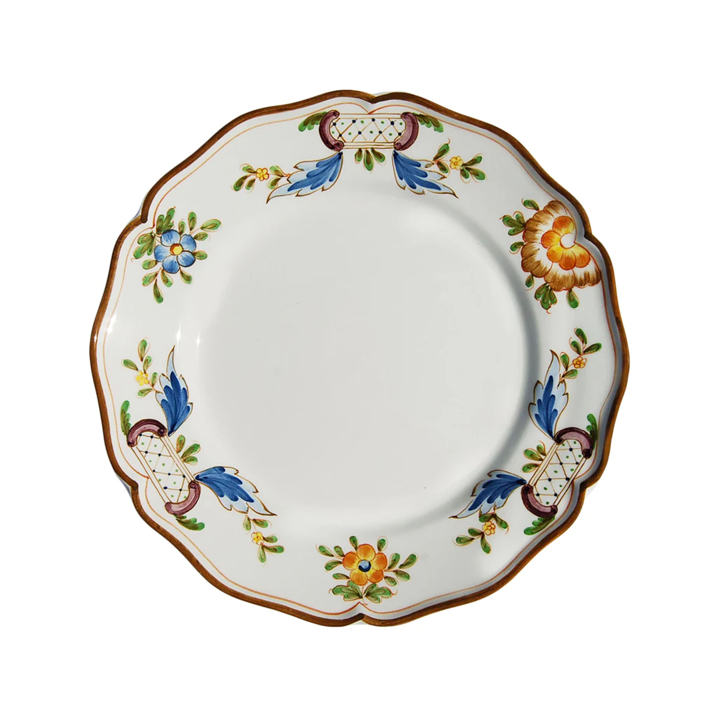 Vecchia Torino Dessert Plates in Multi, Set of 6