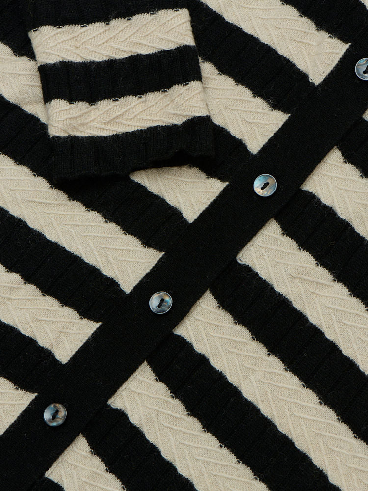 Morrissey Textured Stripe Dress Dress Lingua Franca