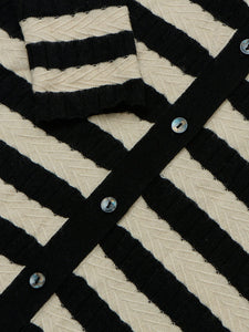 Morrissey Textured Stripe Dress Dress Lingua Franca