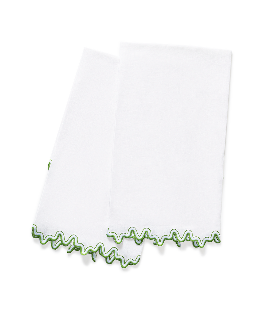 Wave Guest Towels, Set of 2