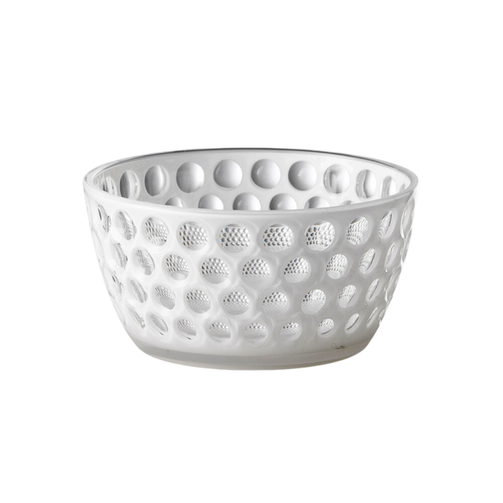 Lente Acrylic Snack & Cereal Bowl