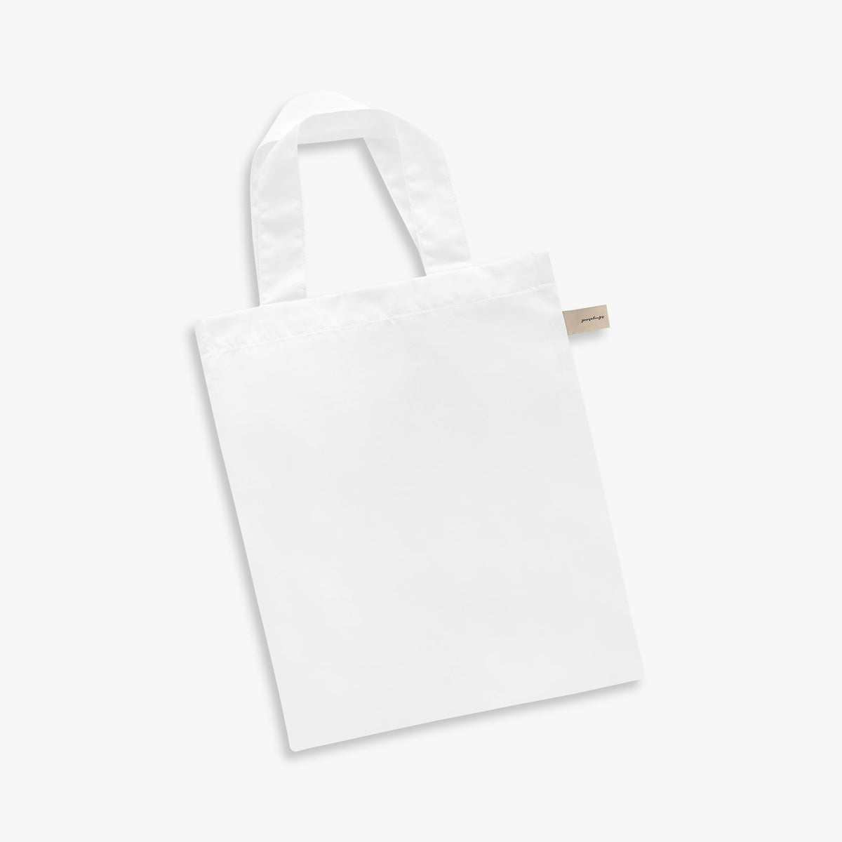 Scalloped Starlight White Tote Bag