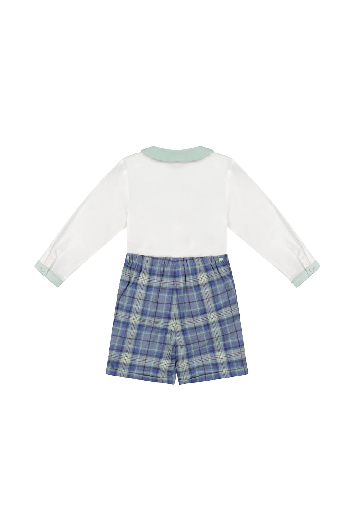 William Blue Tartan Dressy Set