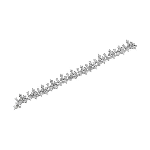 Diamond Fleur-De-Lys Bracelet