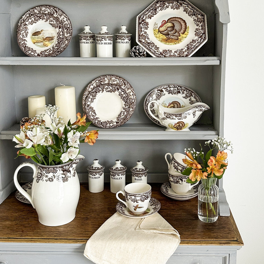 Woodland Turkey Sauce Boat with Stand