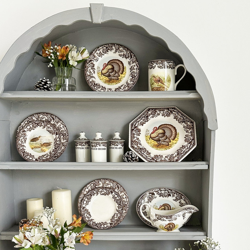 Woodland Turkey Octagonal Plate