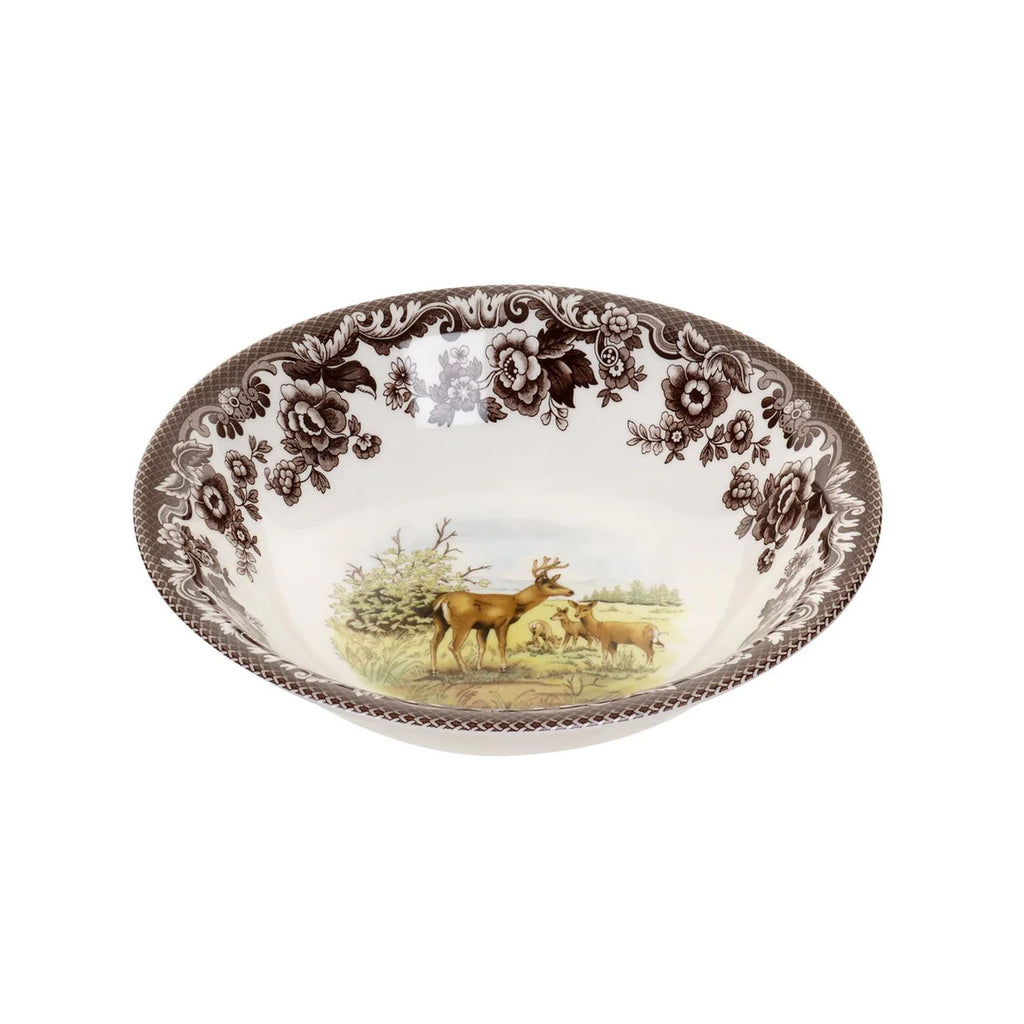 Woodland Ascot Cereal Bowl with Mule Deer