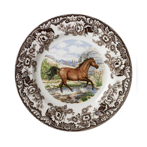 Woodland Dinner Plate with American Quarter