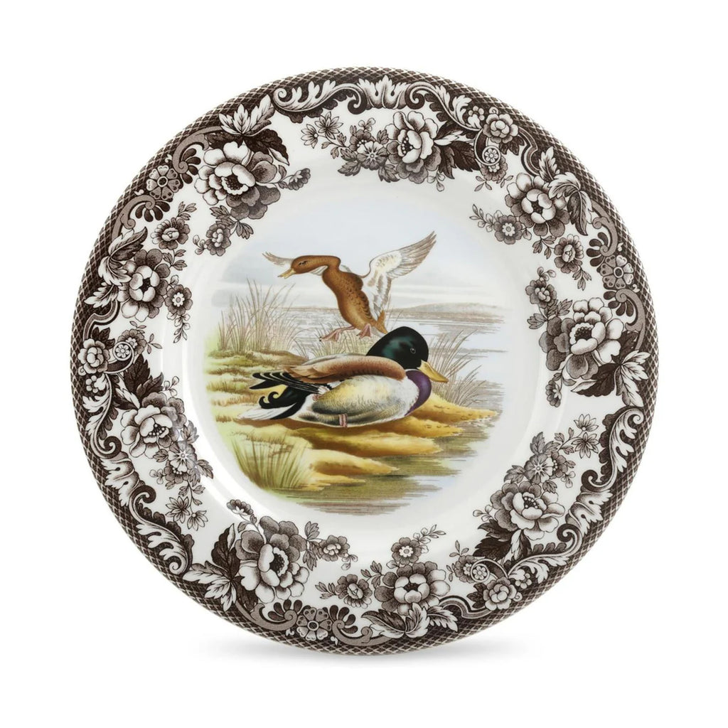 Woodland Dinner Plate with Mallard