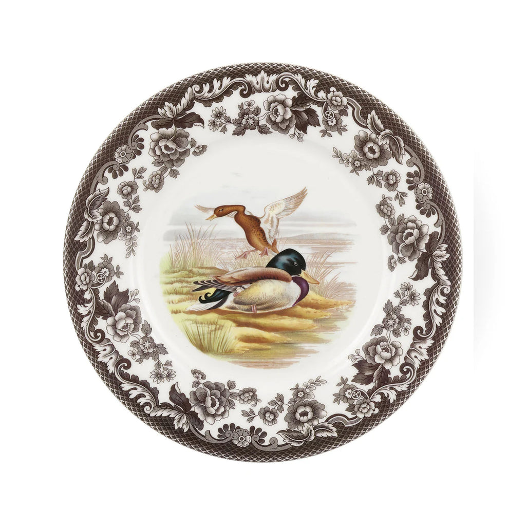 Woodland Luncheon Plate with Mallard