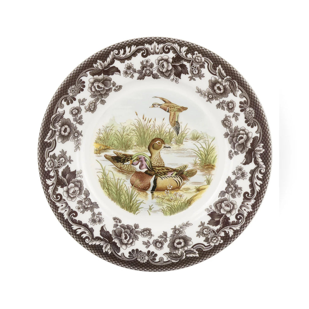 Woodland Luncheon Plate with Wood Duck