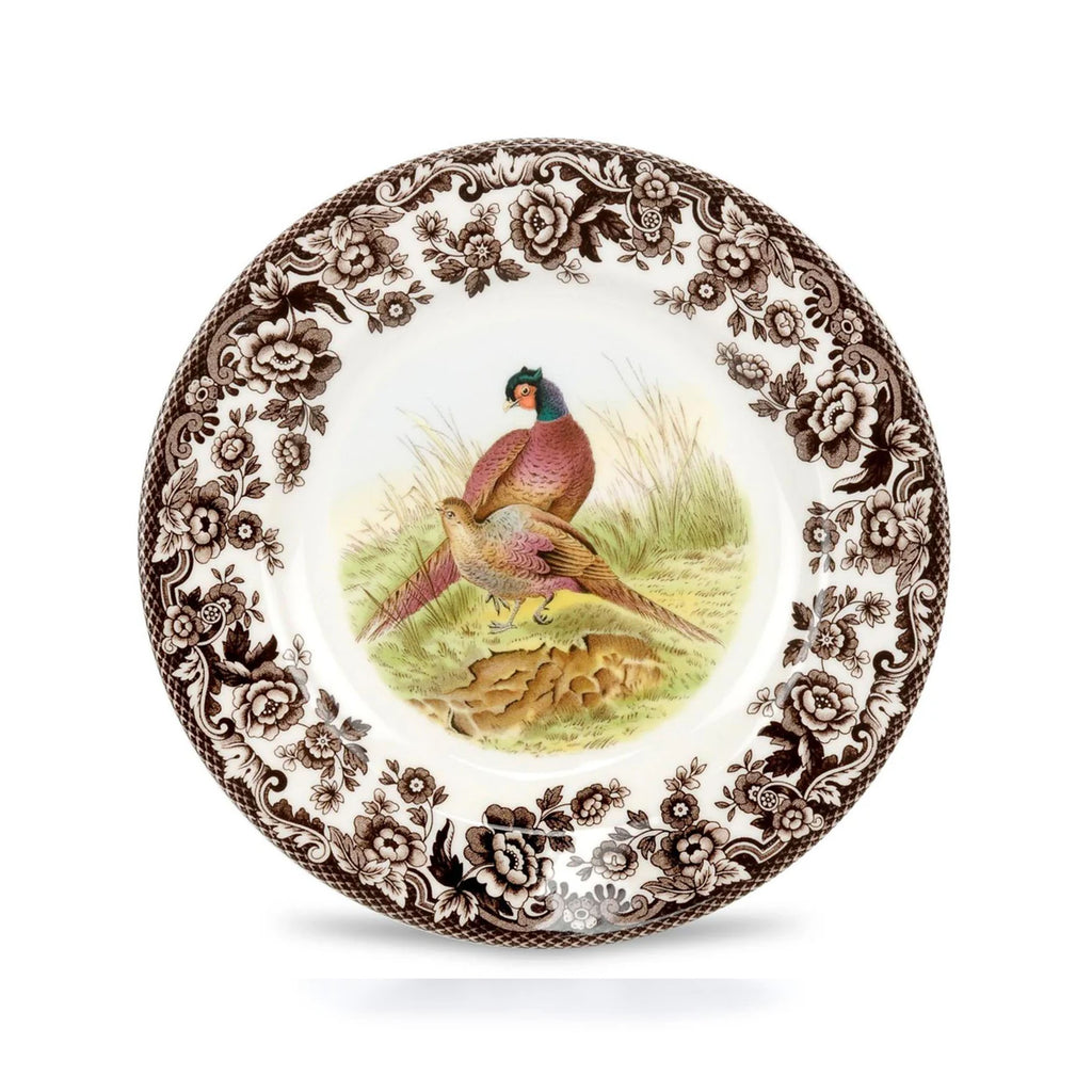Woodland Salad Plate with Pheasant