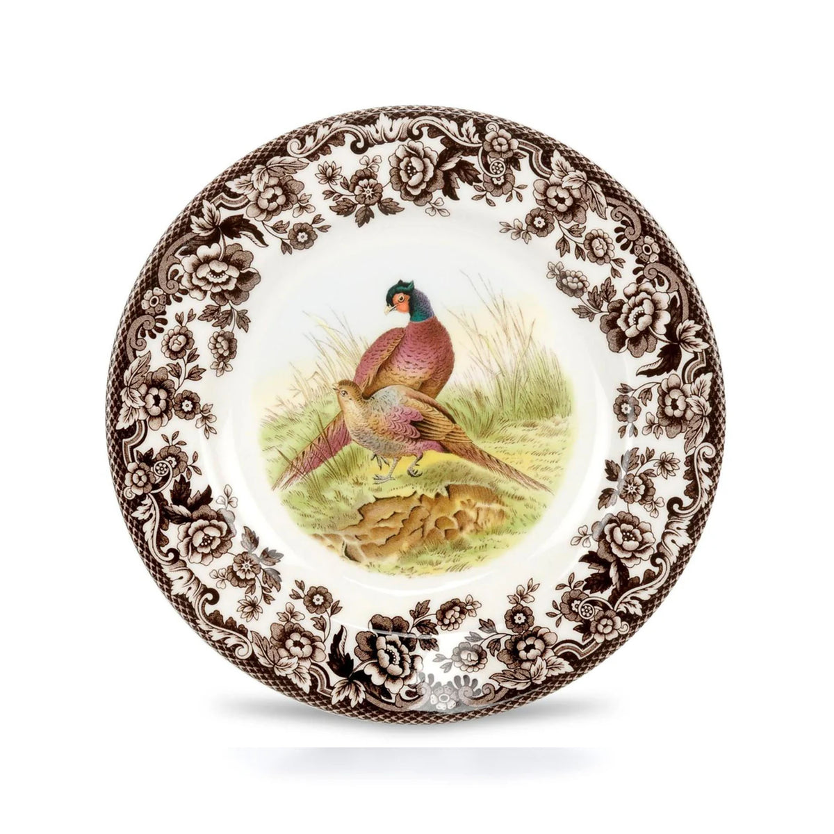 Woodland Salad Plate with Pheasant