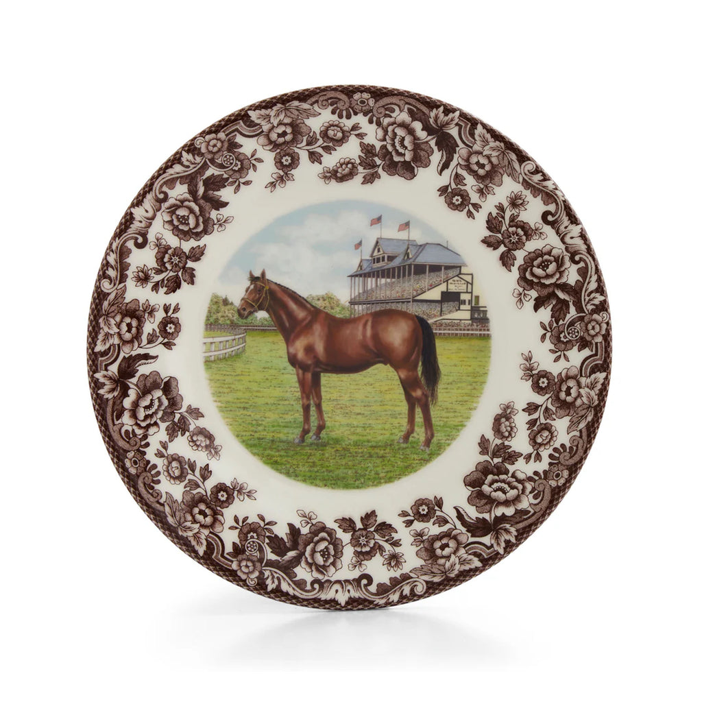 Woodland Salad Plate with Thoroughbred