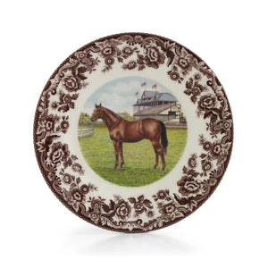 Woodland Salad Plate with Thoroughbred