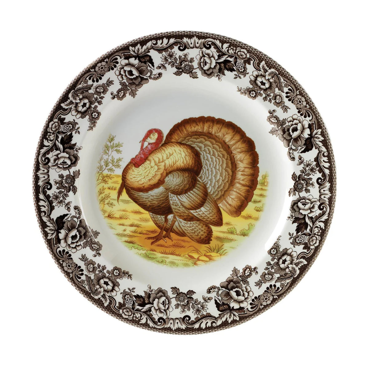 Woodland Turkey Round Platter