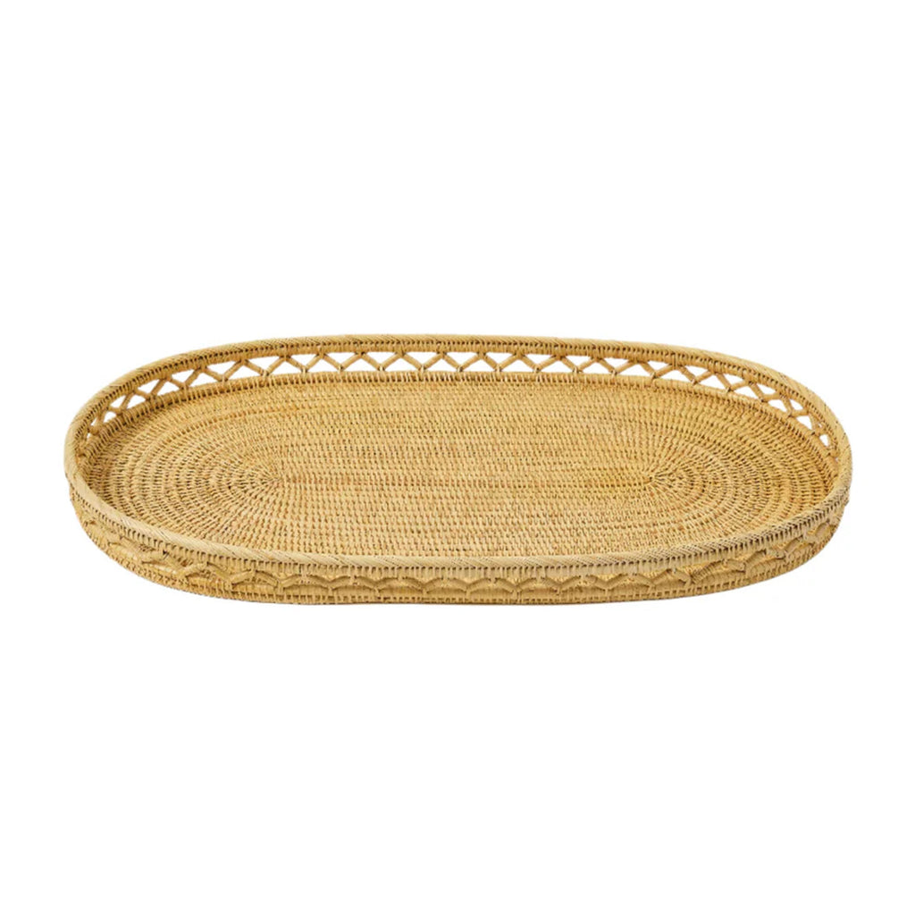 Woven Sabbia Oval Tray, Large
