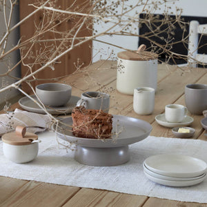 Pacifica Collection Coffee Cups & Saucers in Artichoke, Set of 6