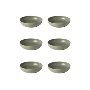 Pacifica Collection Pasta Bowls in Artichoke, Set of 6