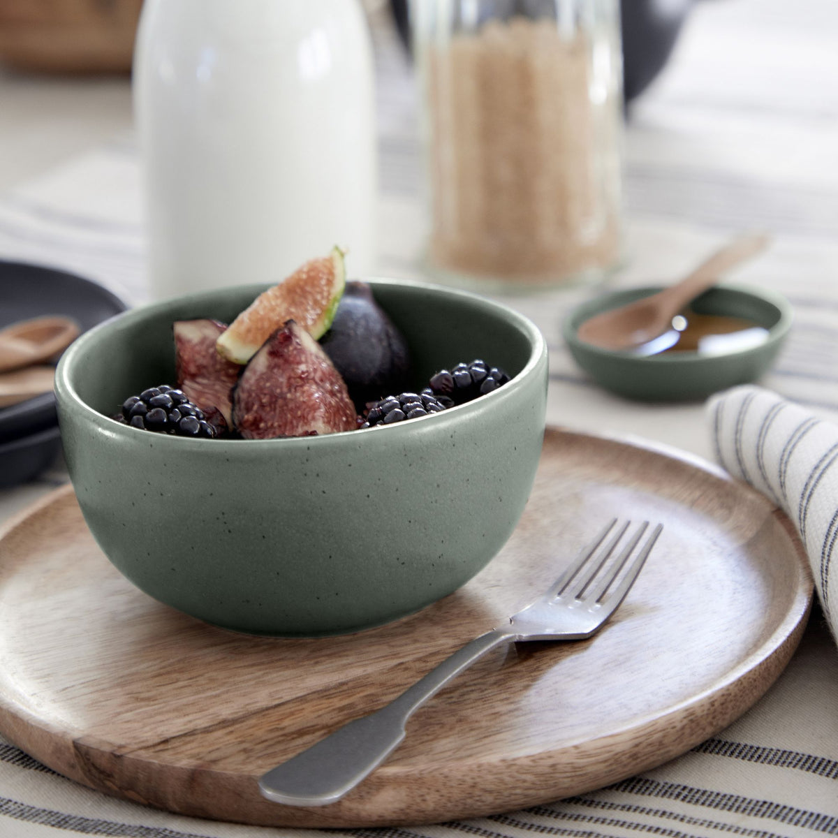 Pacifica Collection Fruit Bowls in Artichoke, Set of 6