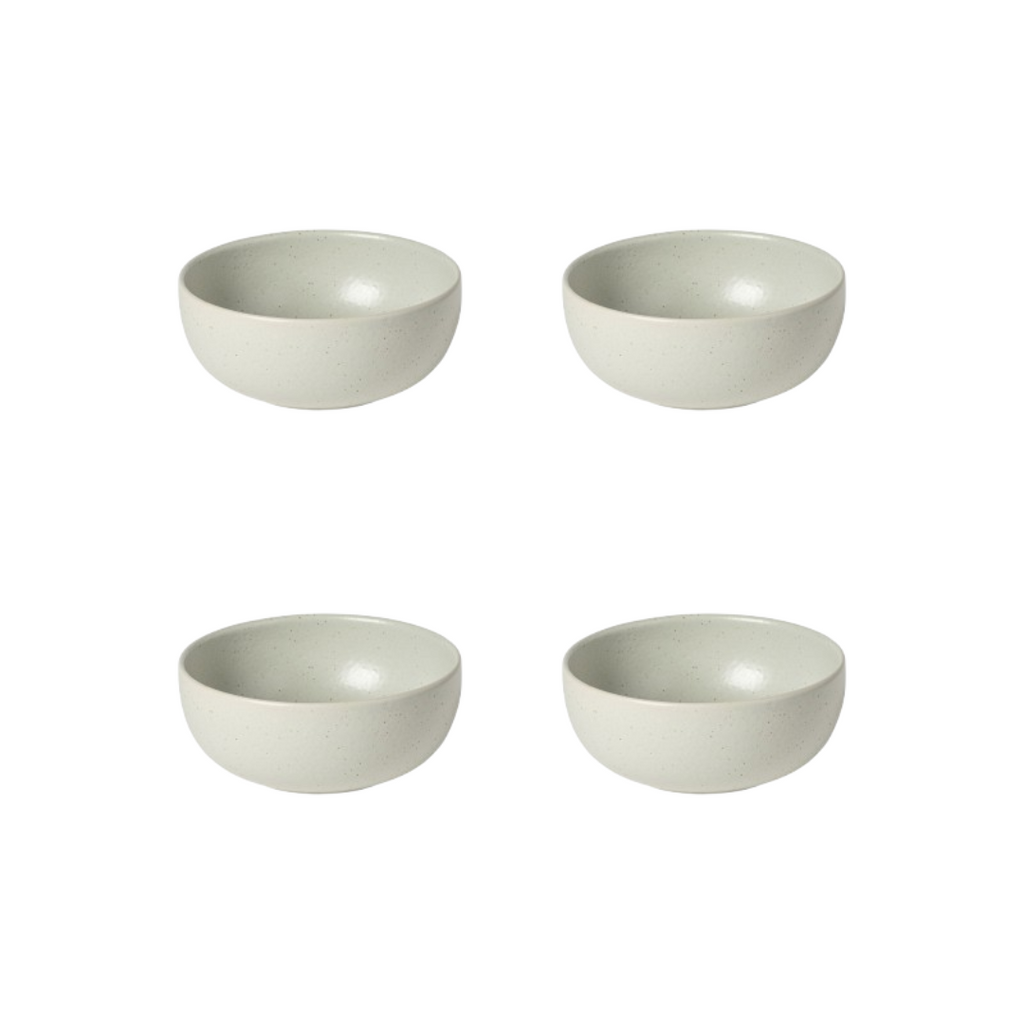 Pacifica Collection Cereal Bowls in Oyster Grey, Set of 6