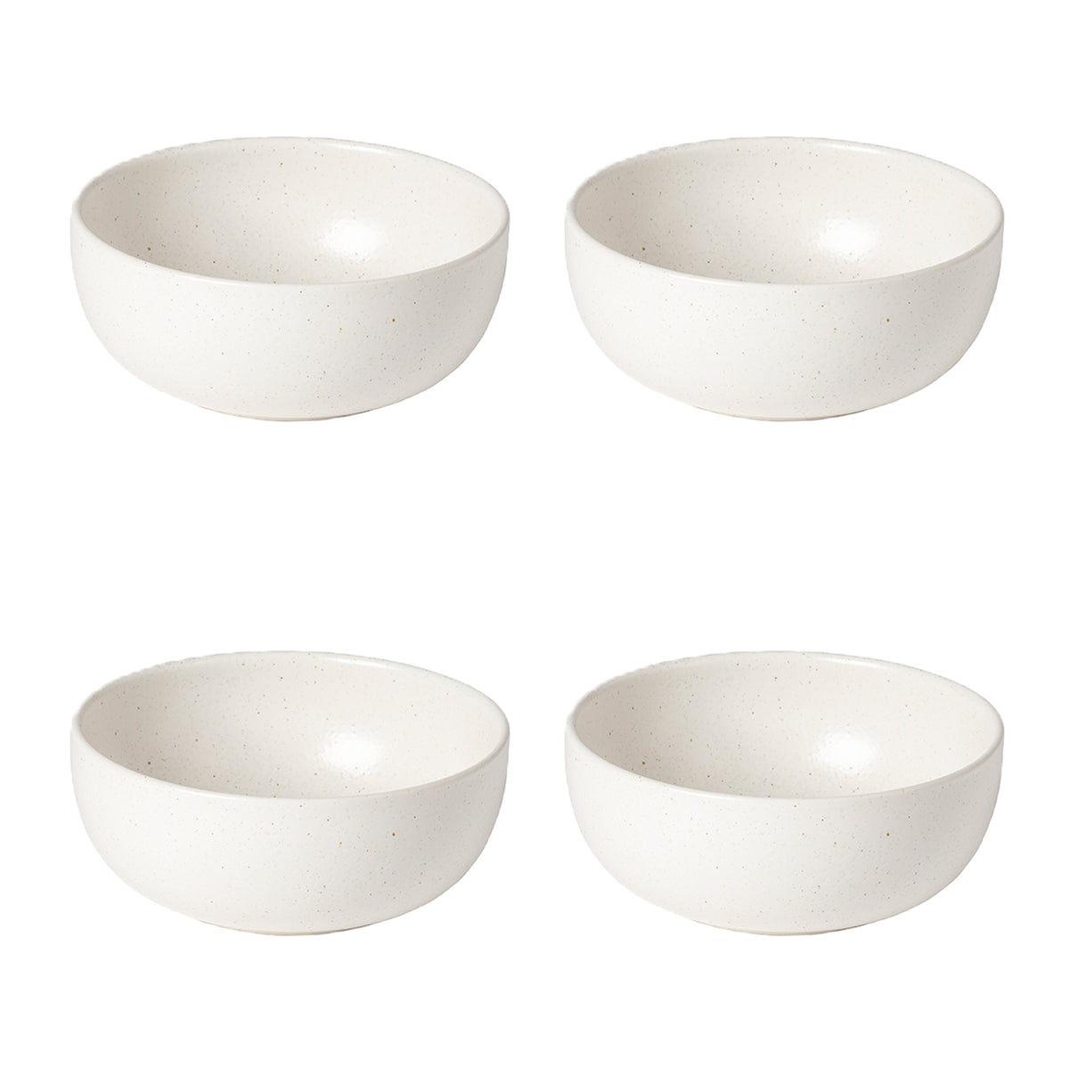 Pacifica Collection Cereal Bowls in Vanilla, Set of 6