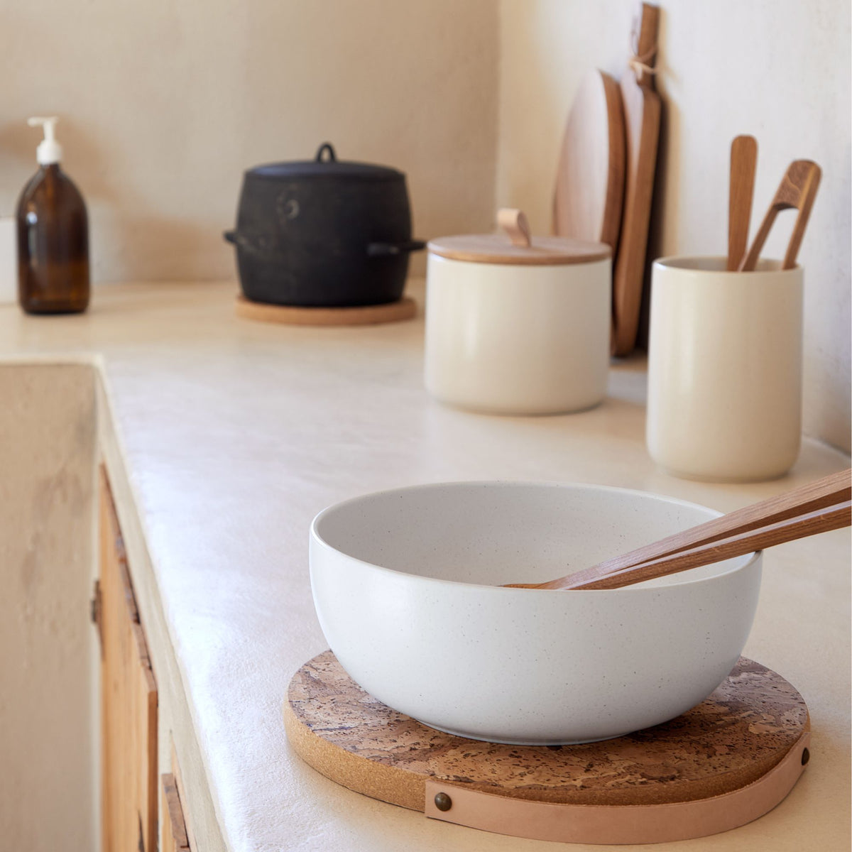 Pacifica Collection Serving Bowl 10" in Salt