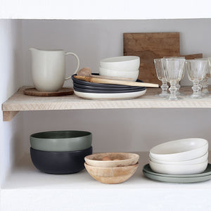 Pacifica Collection Serving Bowl 10" in Seed Grey