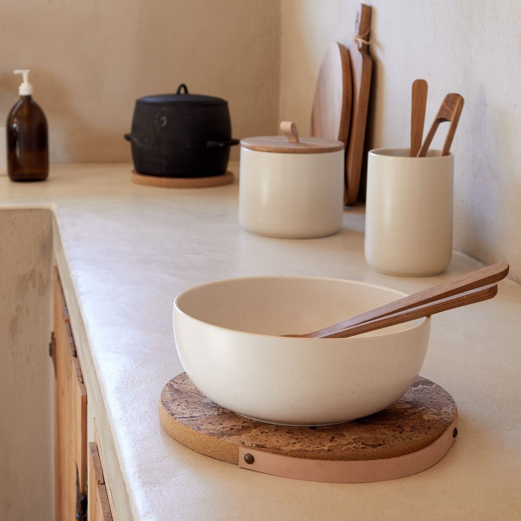 Pacifica Collection Serving Bowl 10" in Vanilla