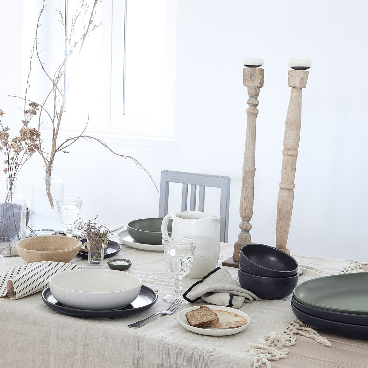 Pacifica Collection Pitcher 55 oz. in Vanilla