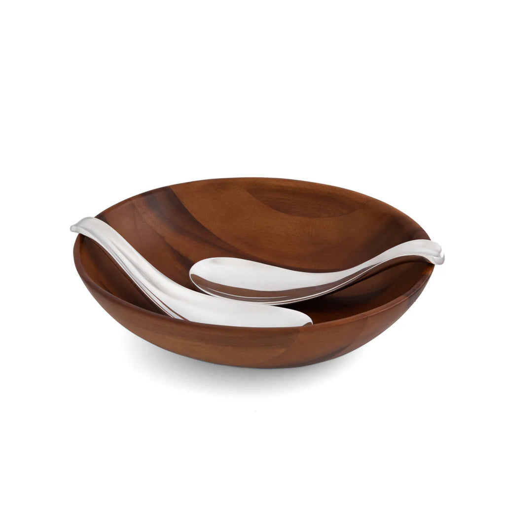 Yin Yang Salad Bowl with Servers