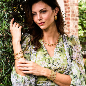 Bangkok Bamboo Link Necklace