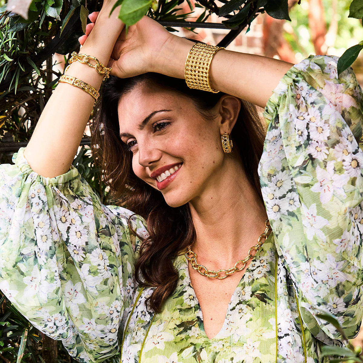 Bangkok Bamboo Link Necklace