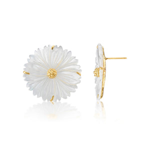 Mermaid Garden Blossom Stud Earrings