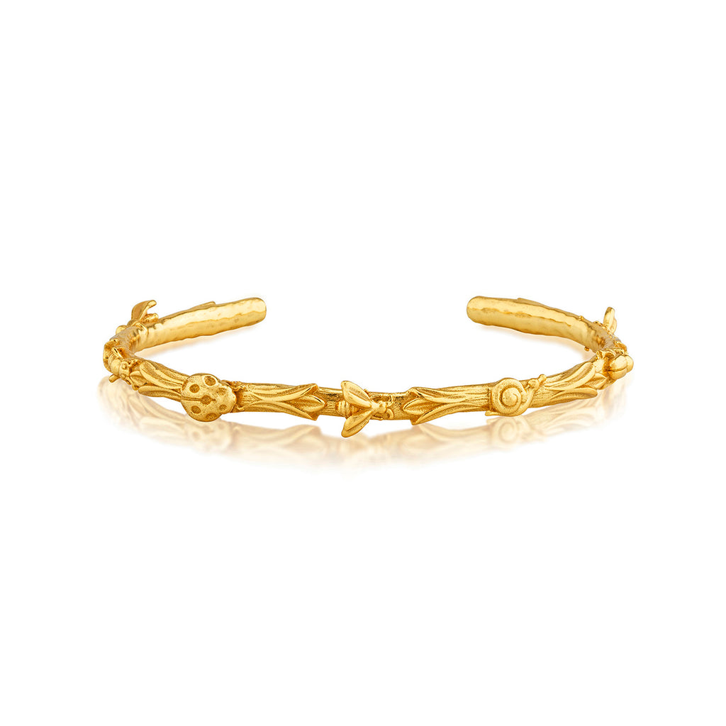 Meadow Companions Petite Cuff in Gold
