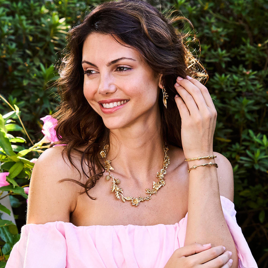 Meadow Companions Petite Cuff in Gold