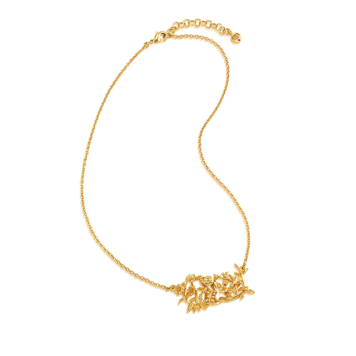 Meadow Cluster Necklace in Gold