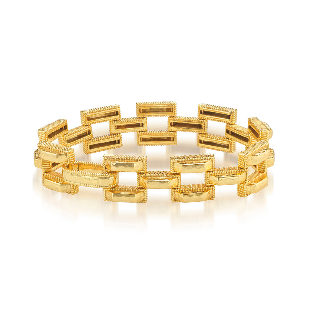 Pathway Petite Link Bracelet in Gold