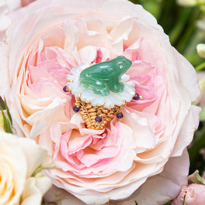 Villandry Frog Prince Ring in Multi