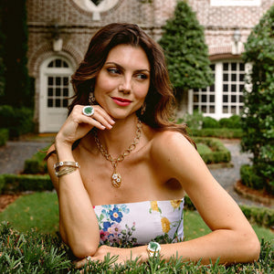 Villandry Frog Prince Ring in Multi