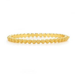 Berry Eternity Petite Hinged Bangle in Gold