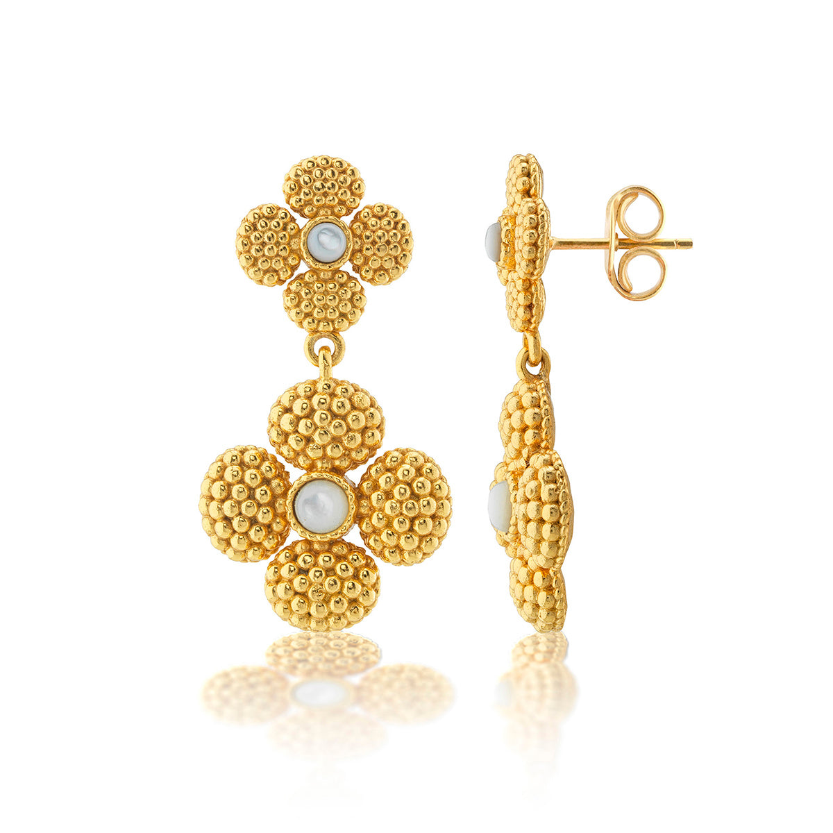 Berry Clover Convertible Duo Earrings